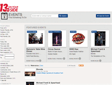Tablet Screenshot of events.wzzm13.com